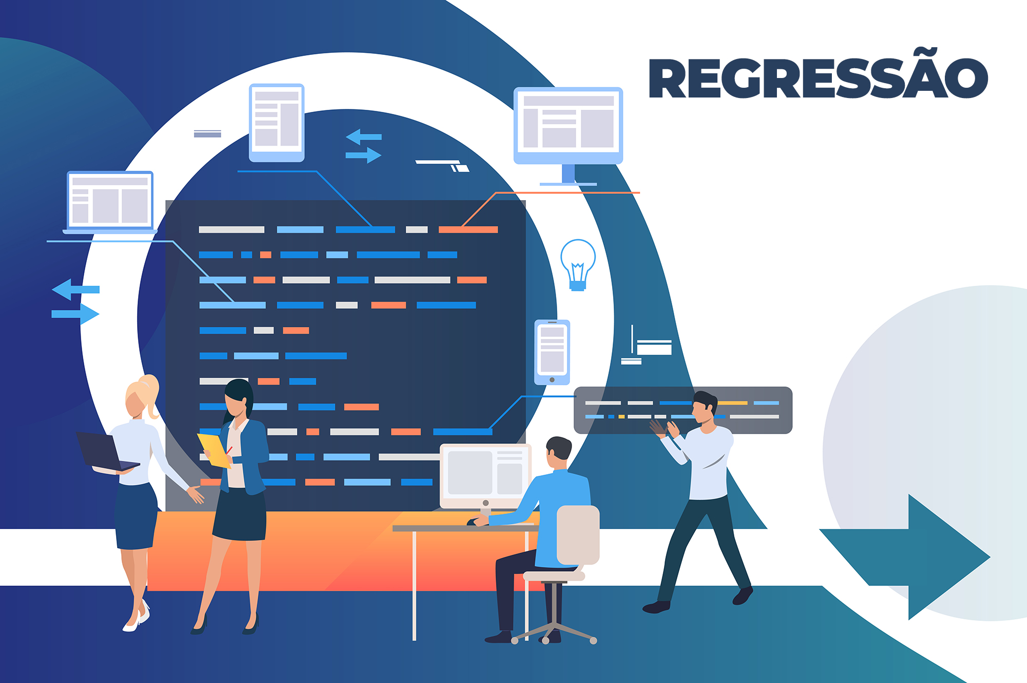 Imagem de capa: Conheça o Teste de Regressão e seu papel fundamental na qualidade de software